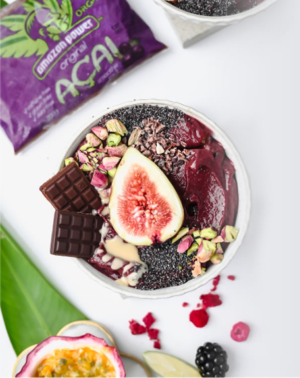 Acai Blueberry Smoothy Bowl