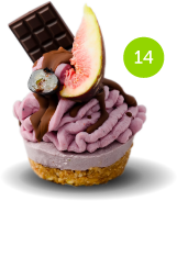 No Baked Acai Cheescake